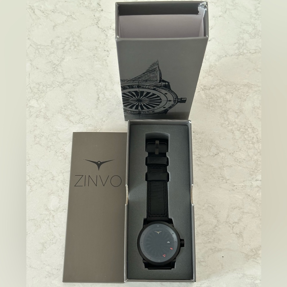 Zinvo Black Men's Watch